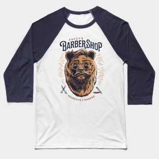 Fuzzy Barbershop - Light Baseball T-Shirt